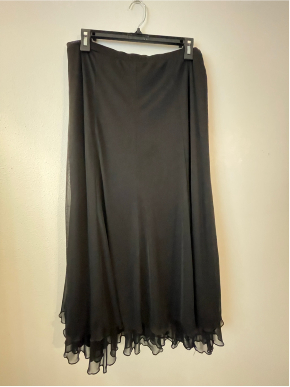Women's Dressbarn Black Maxi Skirt Size L